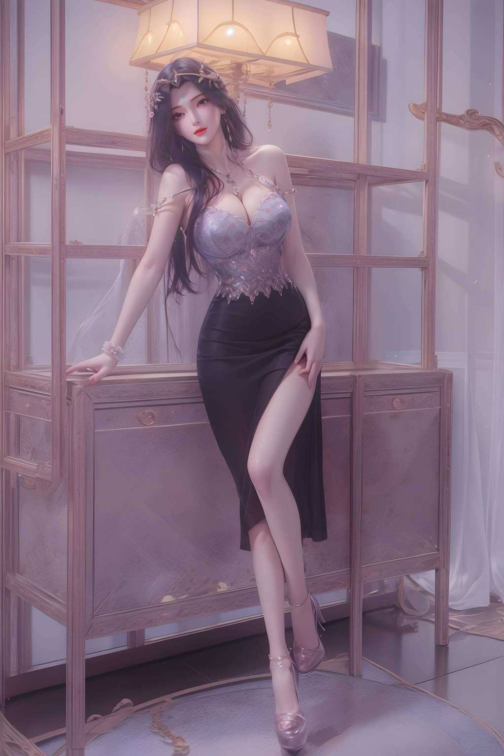 玄幻色彩女神风采