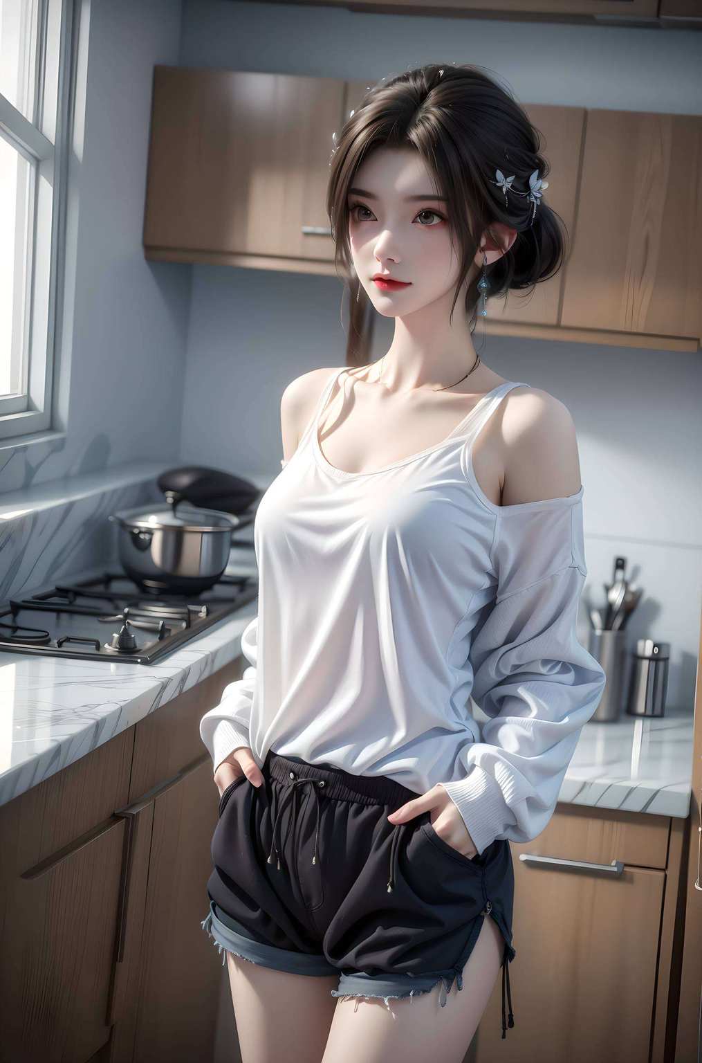 清漪荡漾月婵轻舞