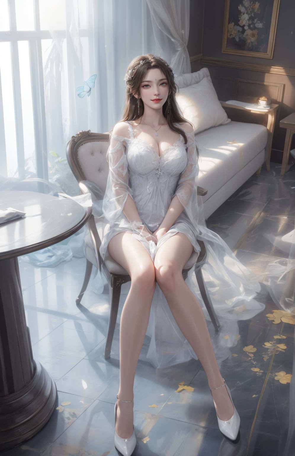 每一个眼神都充满了灵动与风情清漪