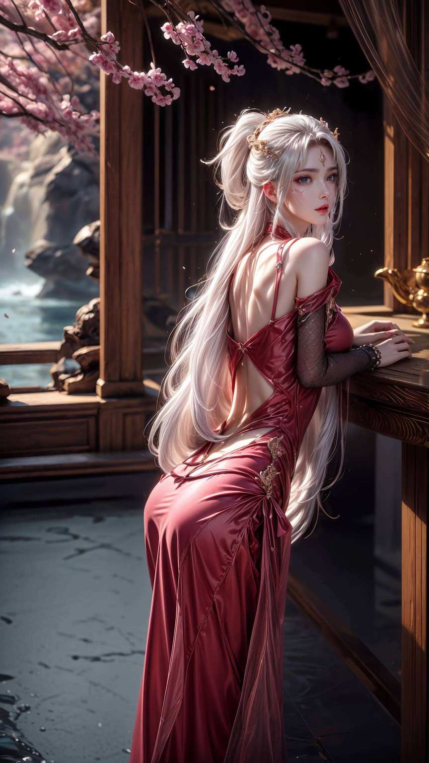 想要给平板来点新鲜感吗？我这儿刚好有一款绝美的天狐仙子壁纸让你的平板也美美哒！