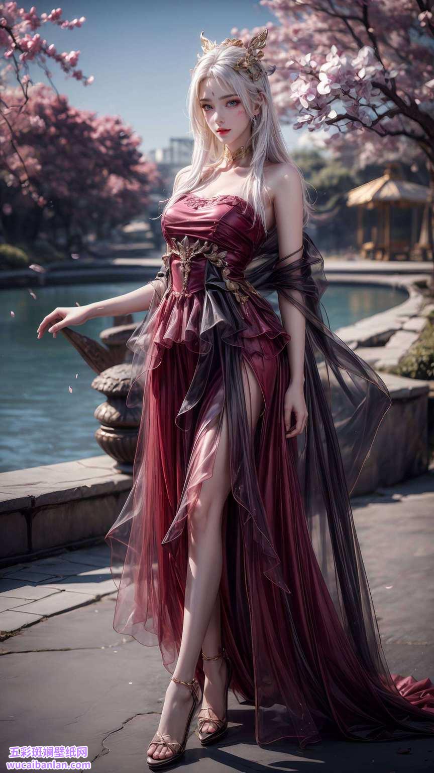 宛若画卷动漫女神