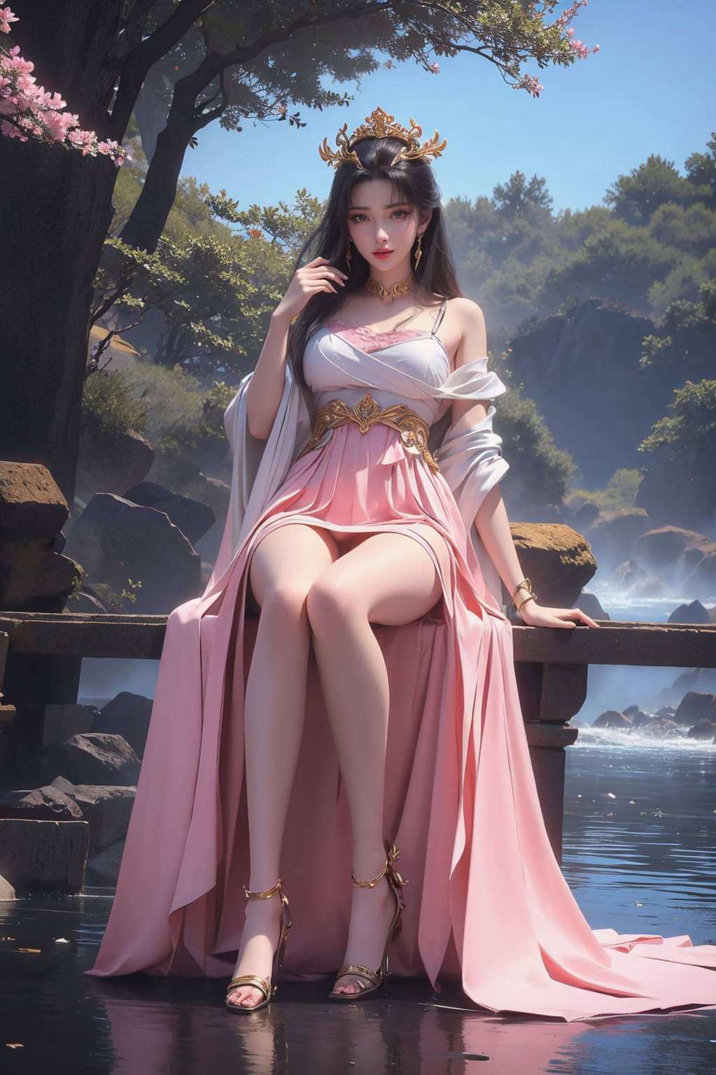 让你的手机也仙气满满！轻纱遮面