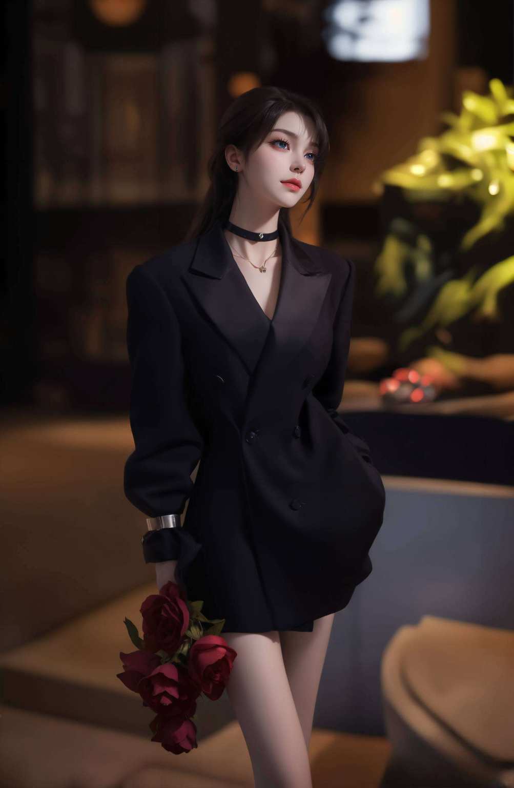 国漫女神的美貌手机控们