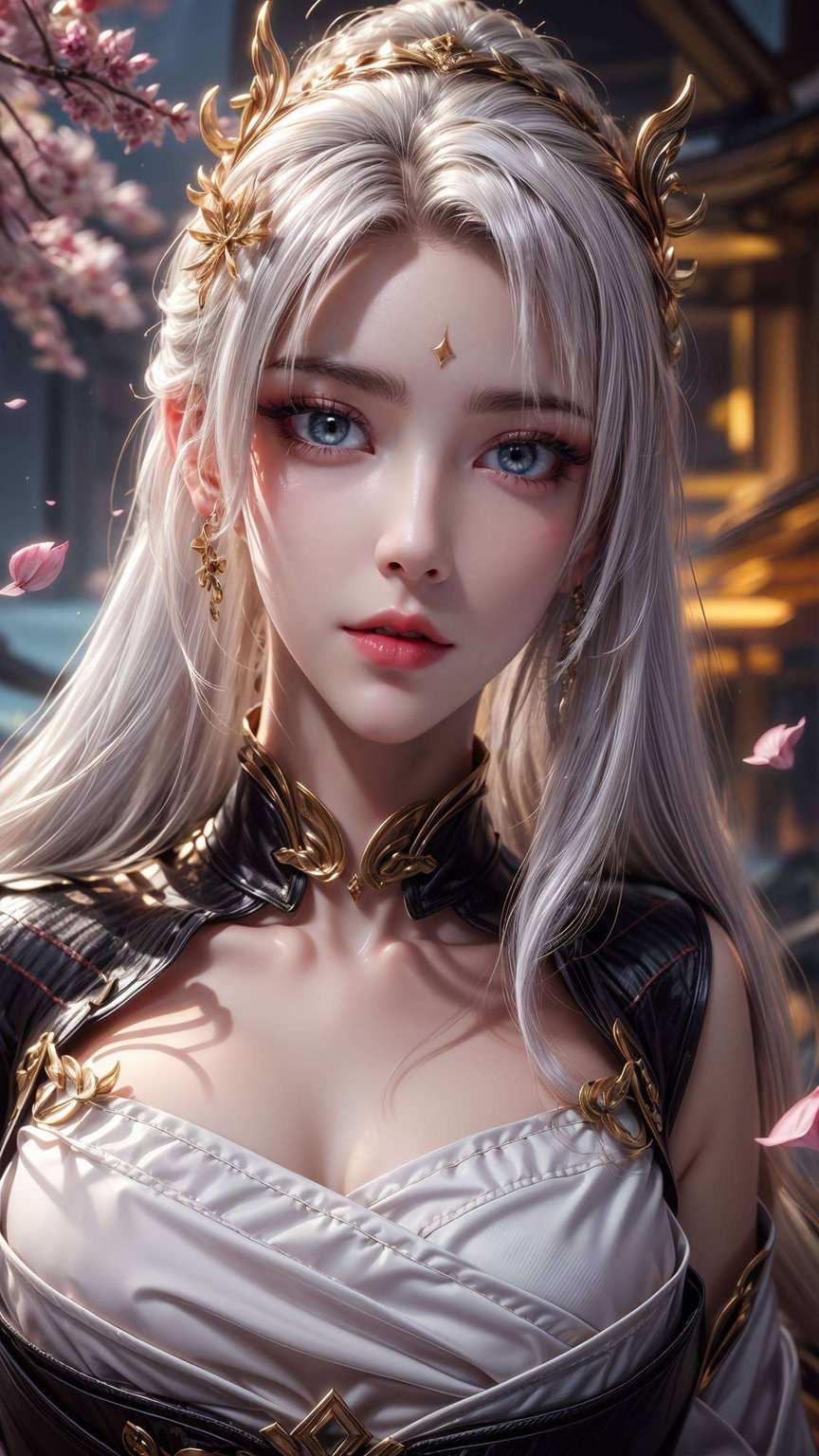 犹如完美世界的缩影她的倩影化为手机壁纸