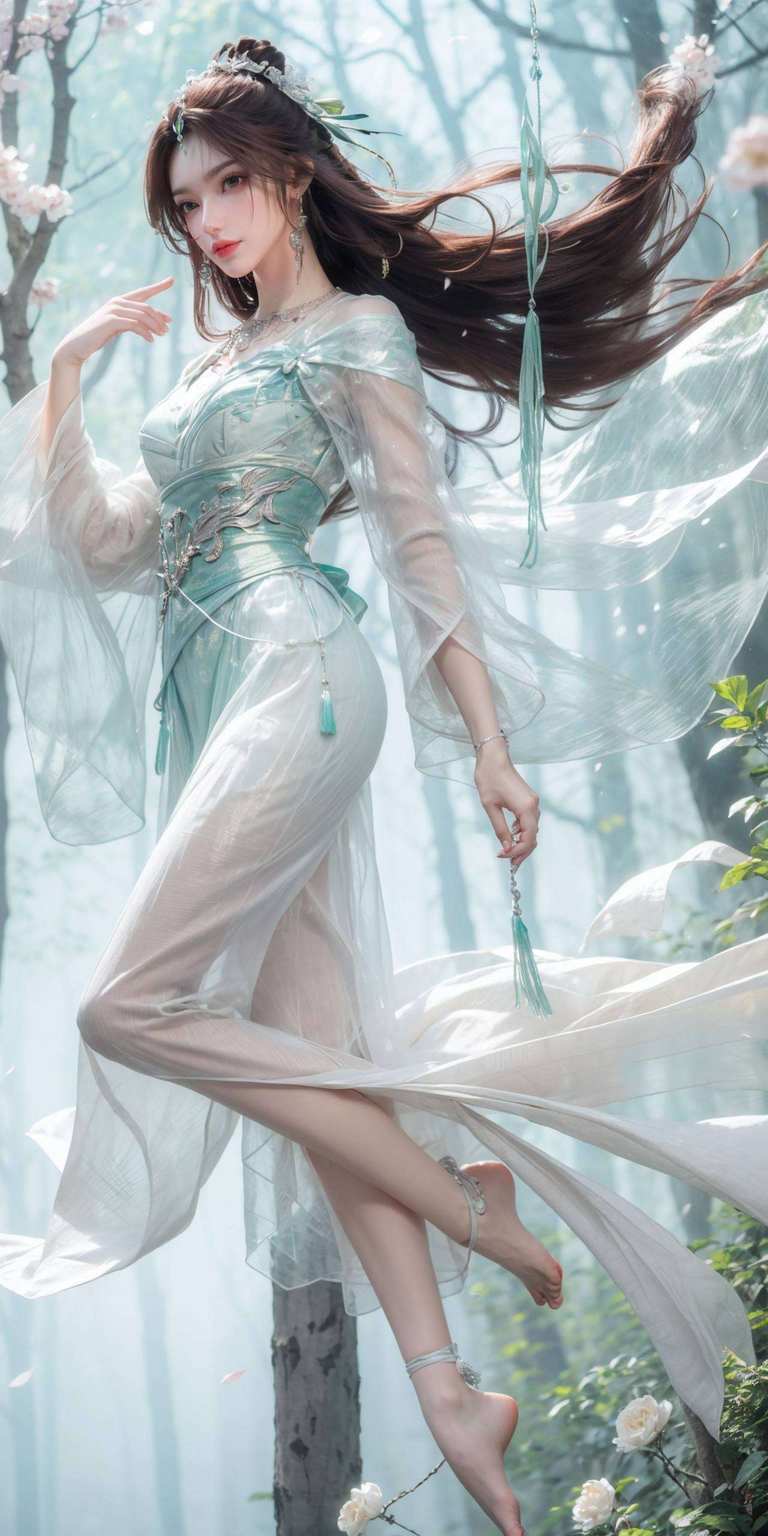保证让你的手机瞬间变身玄幻仙境！瞧瞧这动漫美女的倩影哎哟