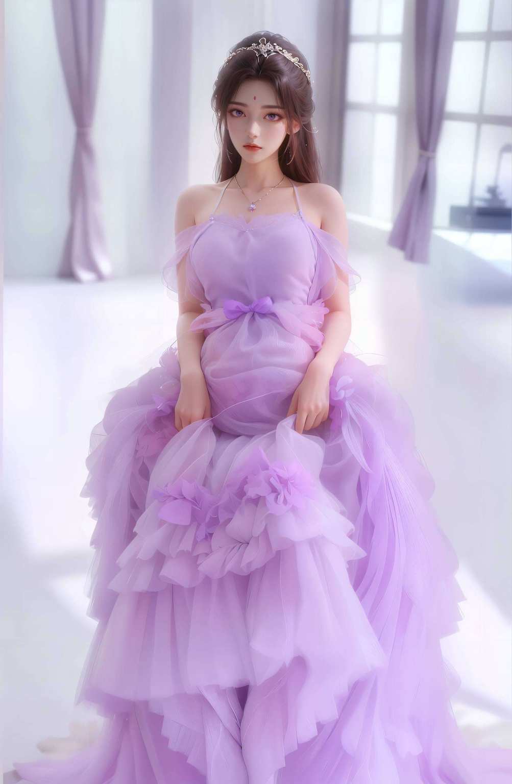 犹如壁画中的仙子都让人感叹人生的美好与梦幻