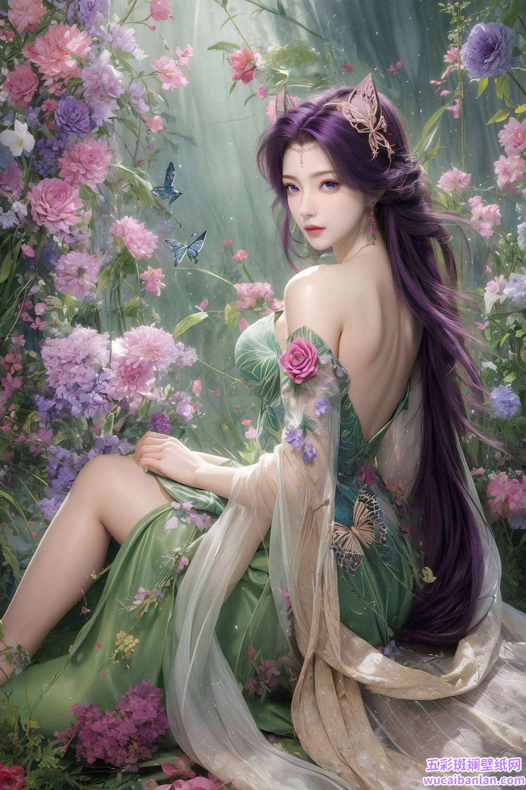 玄幻风华嘟嘴倩影映屏