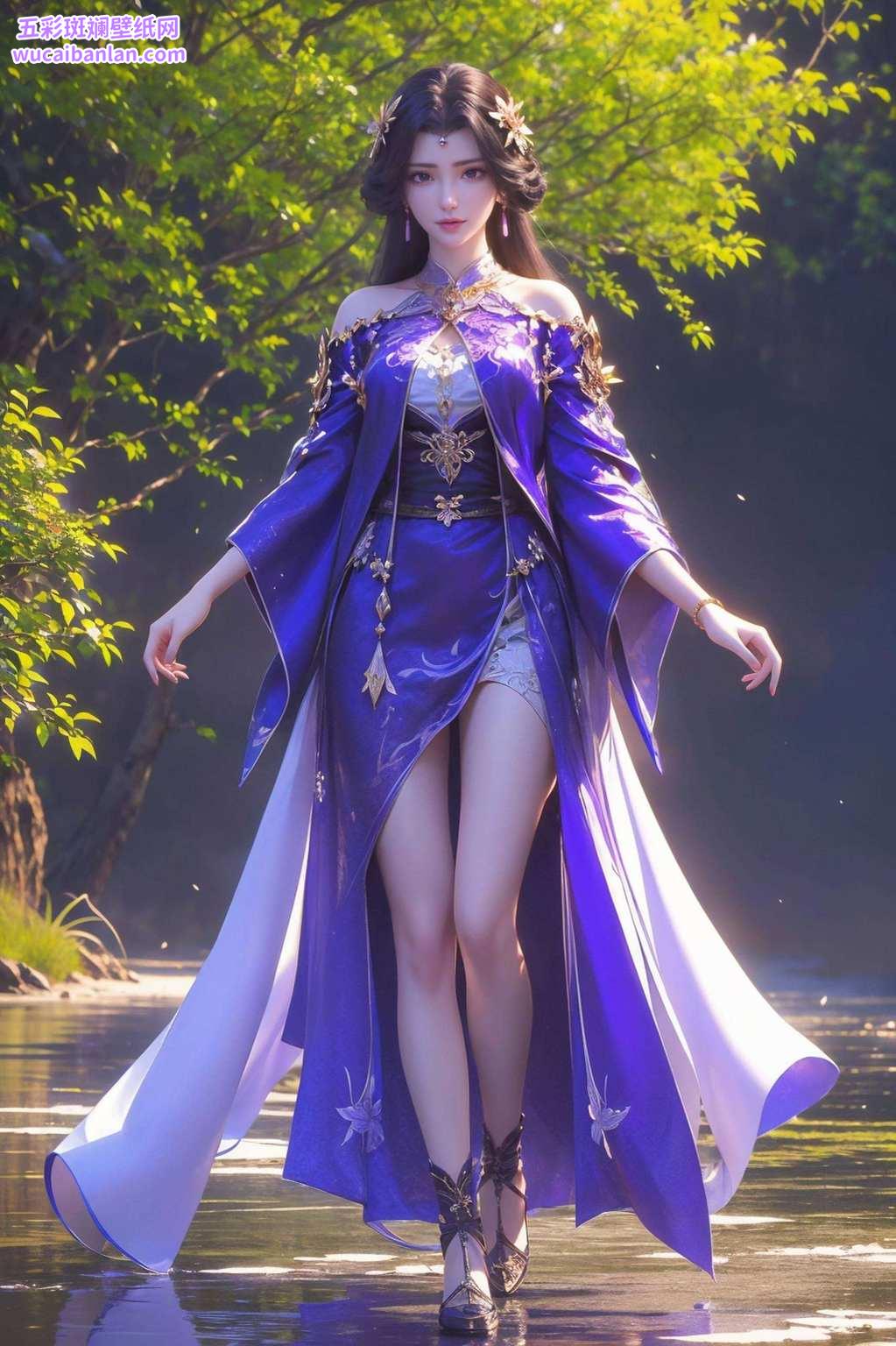 让人不禁沉浸在那玄幻的画卷里她们的笑靥如花开