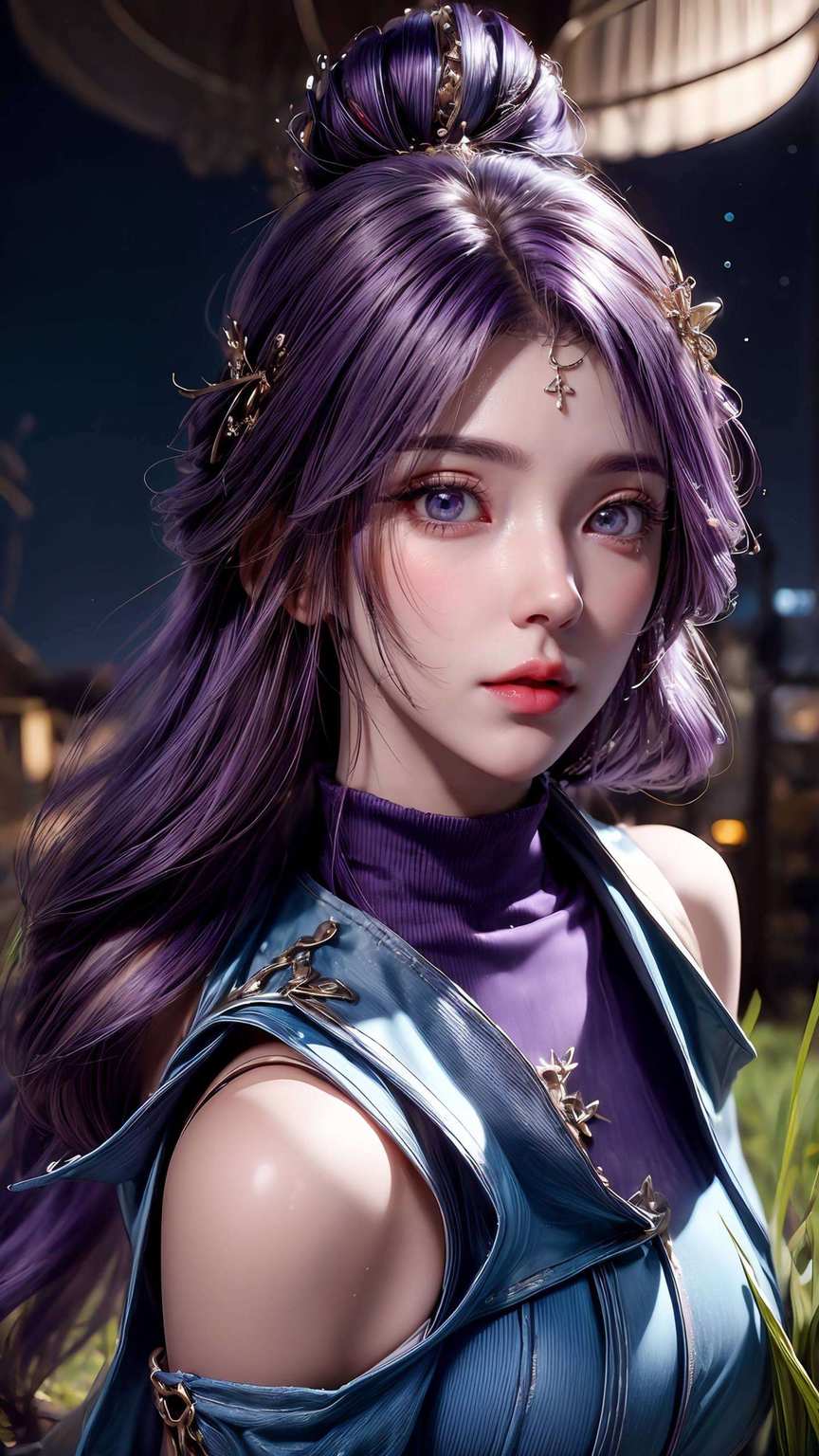 动漫女神的魅力也在这里绽放到完美世界的梦幻色彩