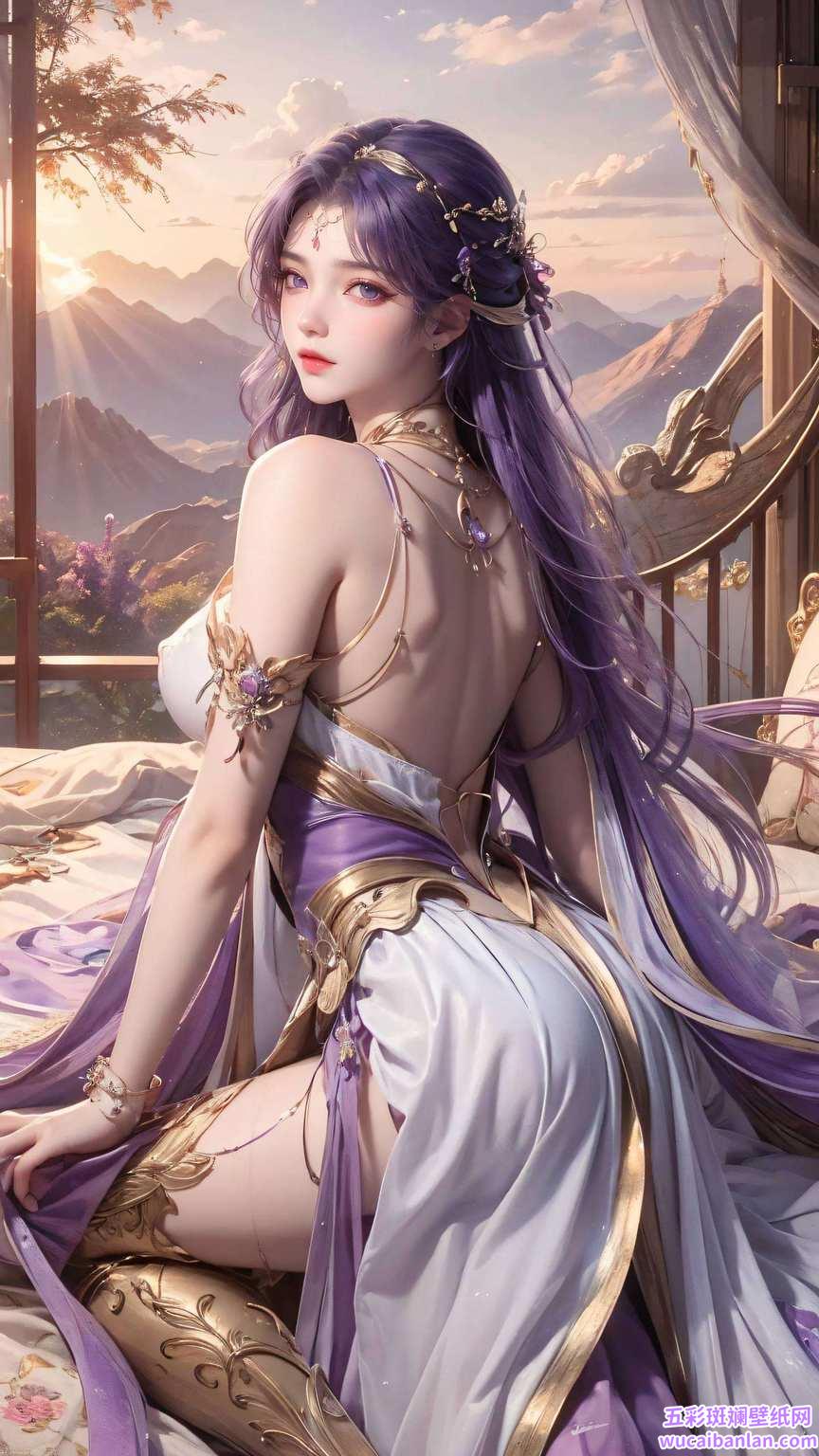 云曦壁纸就像是从完美世界穿越而来的国漫女神在这个AIGC免费壁纸的奇幻世界里