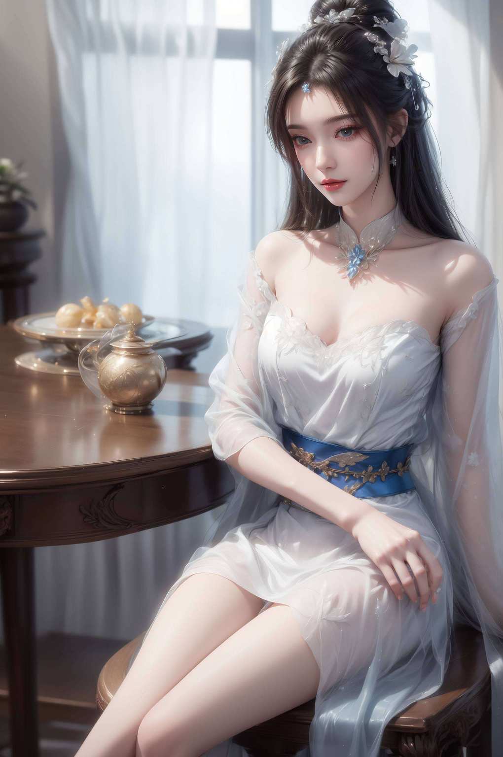 如玄幻世界降临尘世婉约倩影