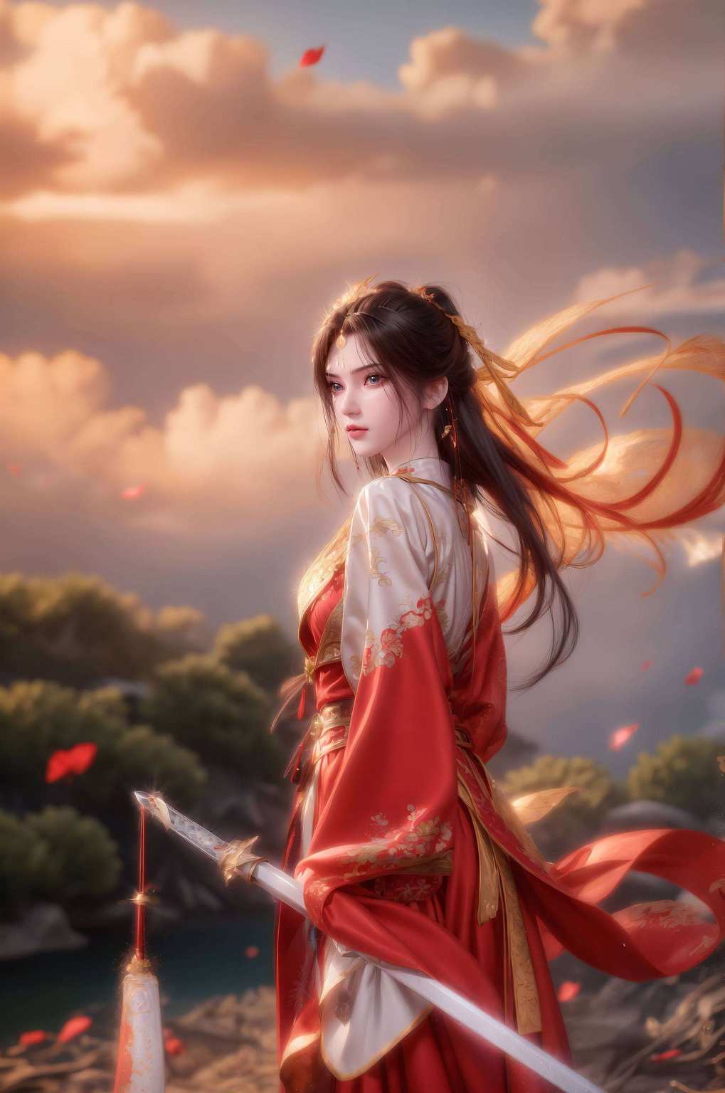 每一次翻动手机都让人感受到国漫女神的魅力