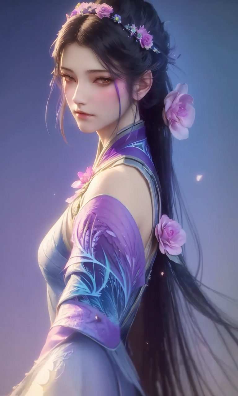 一览无余瑰丽映手机之屏