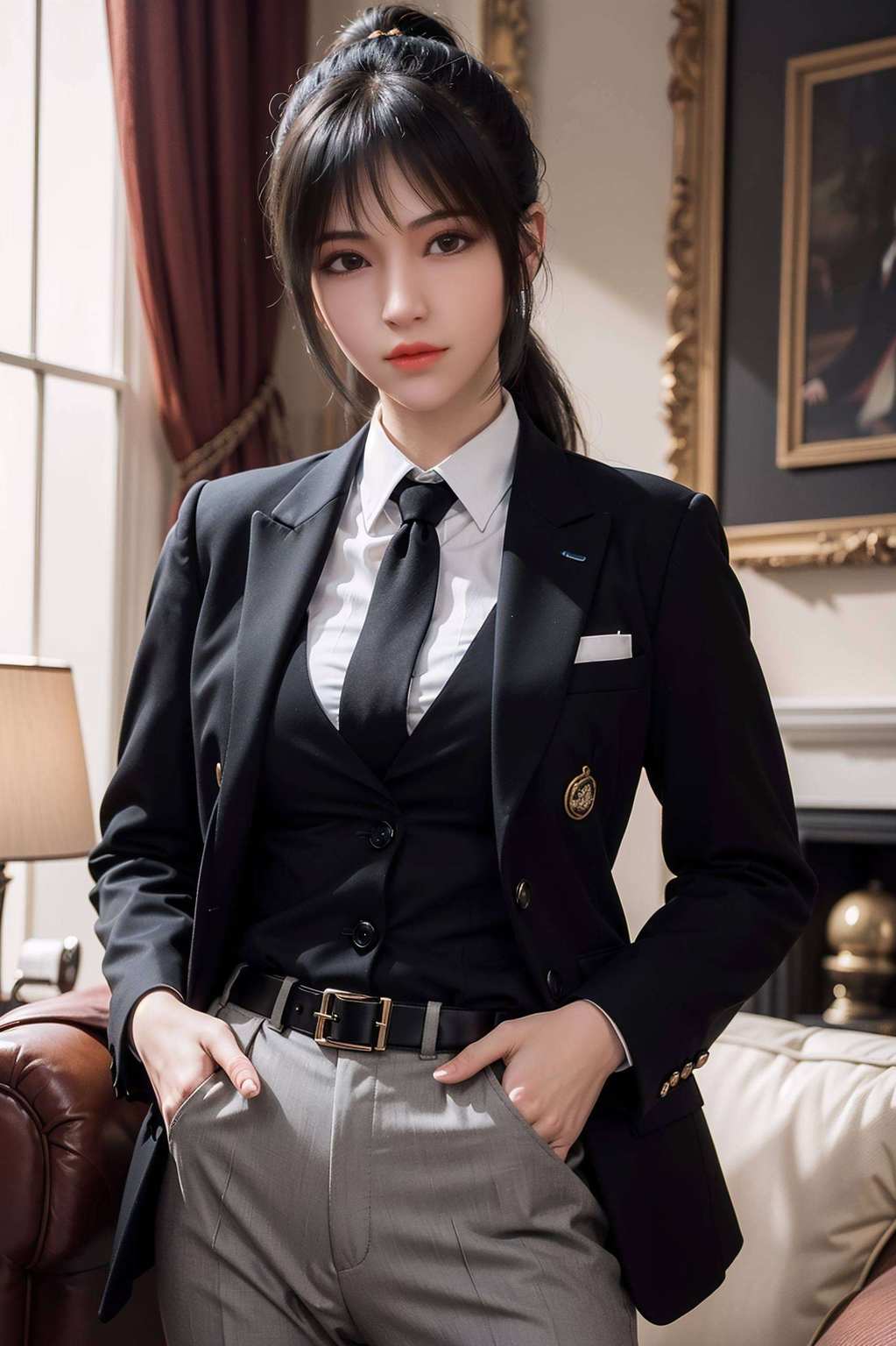那位雄兵连中的英勇女神在这无水印的超清壁纸中
