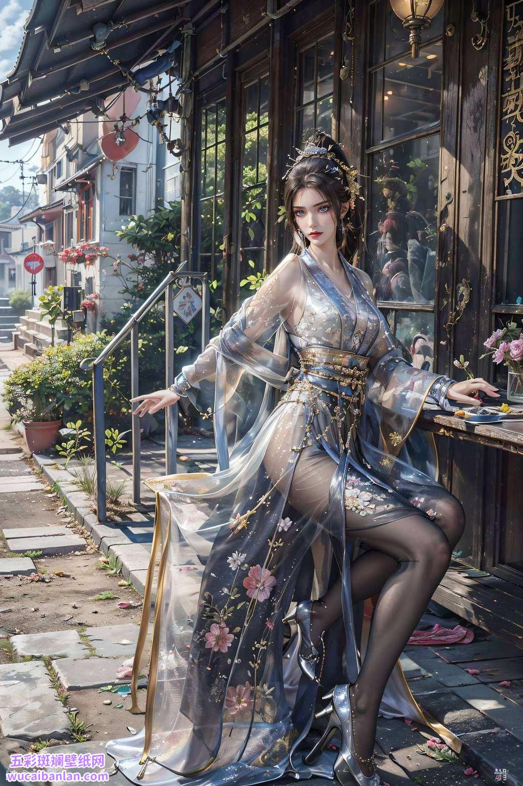 都仿佛是从玄幻世界里走出来的绝世美女让人忍不住想要将她的高清壁纸一一收入手机图库