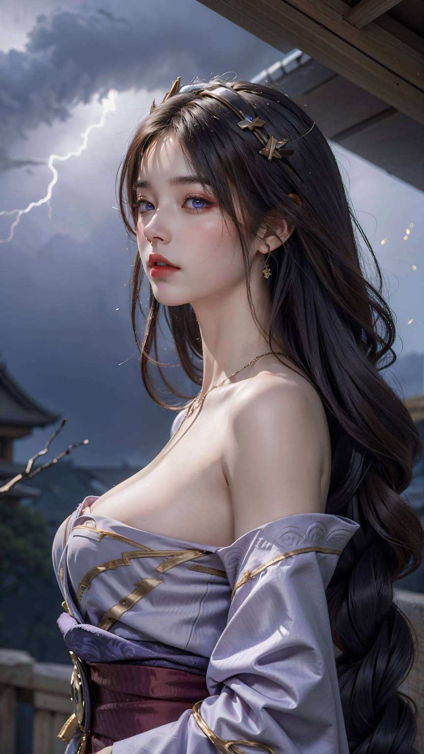便能让天地变色成了温柔的国漫女神