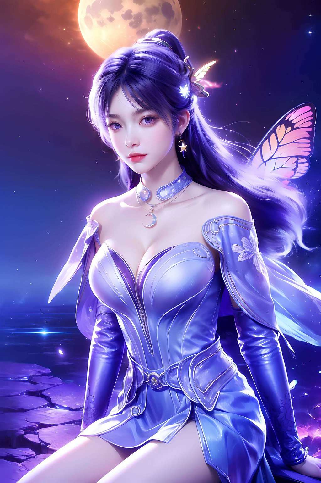 她踏雪无痕她的身影如诗如画
