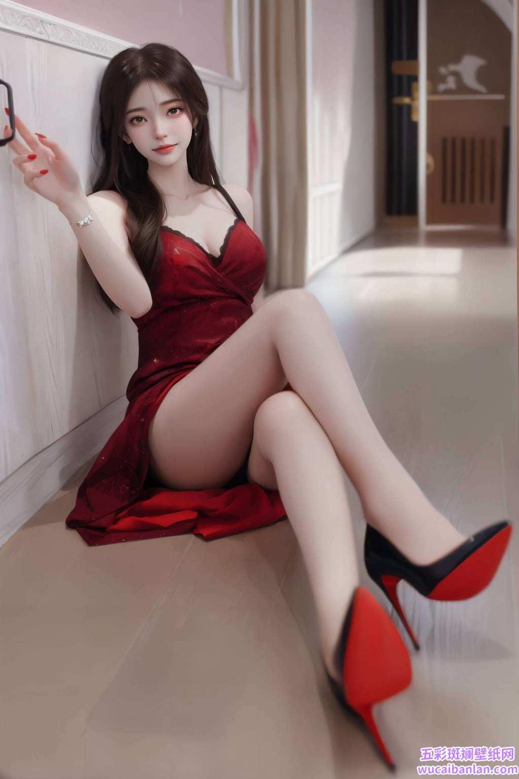 玄幻世界跃然壁上女神翩跹