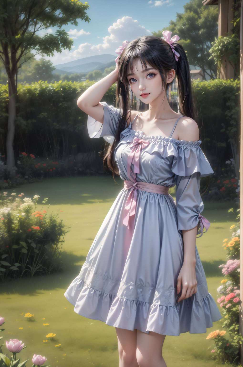 如此美丽的国漫女神每当看到3D动漫碧瑶的动态壁纸