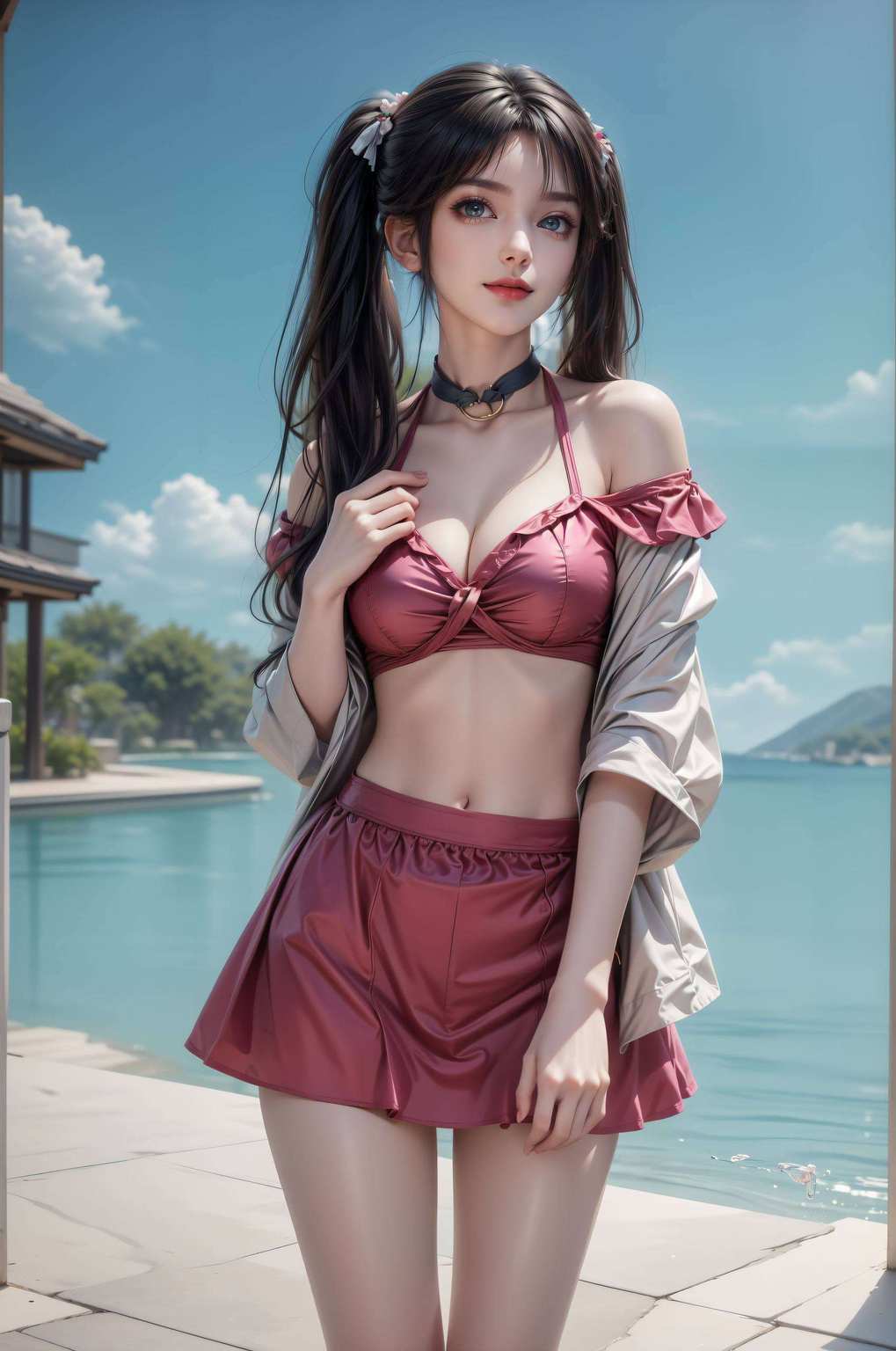 碧瑶仙子秀色掩现代手机之屏
