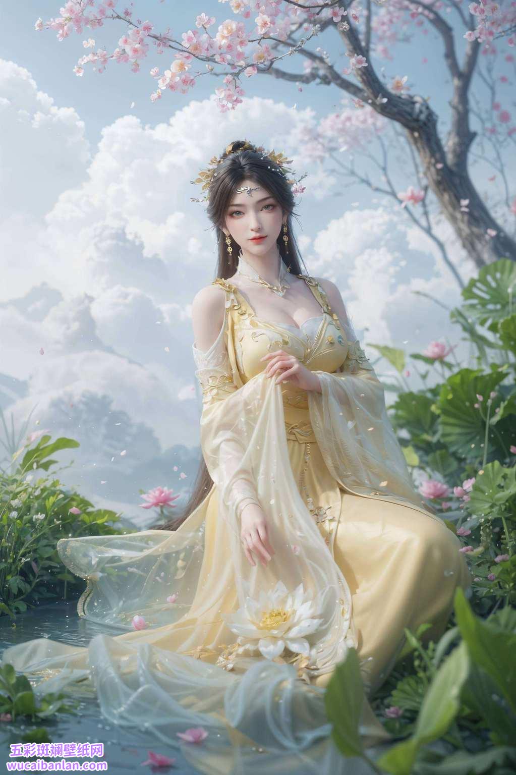 金瓶儿翩翩舞国漫佳丽映屏前