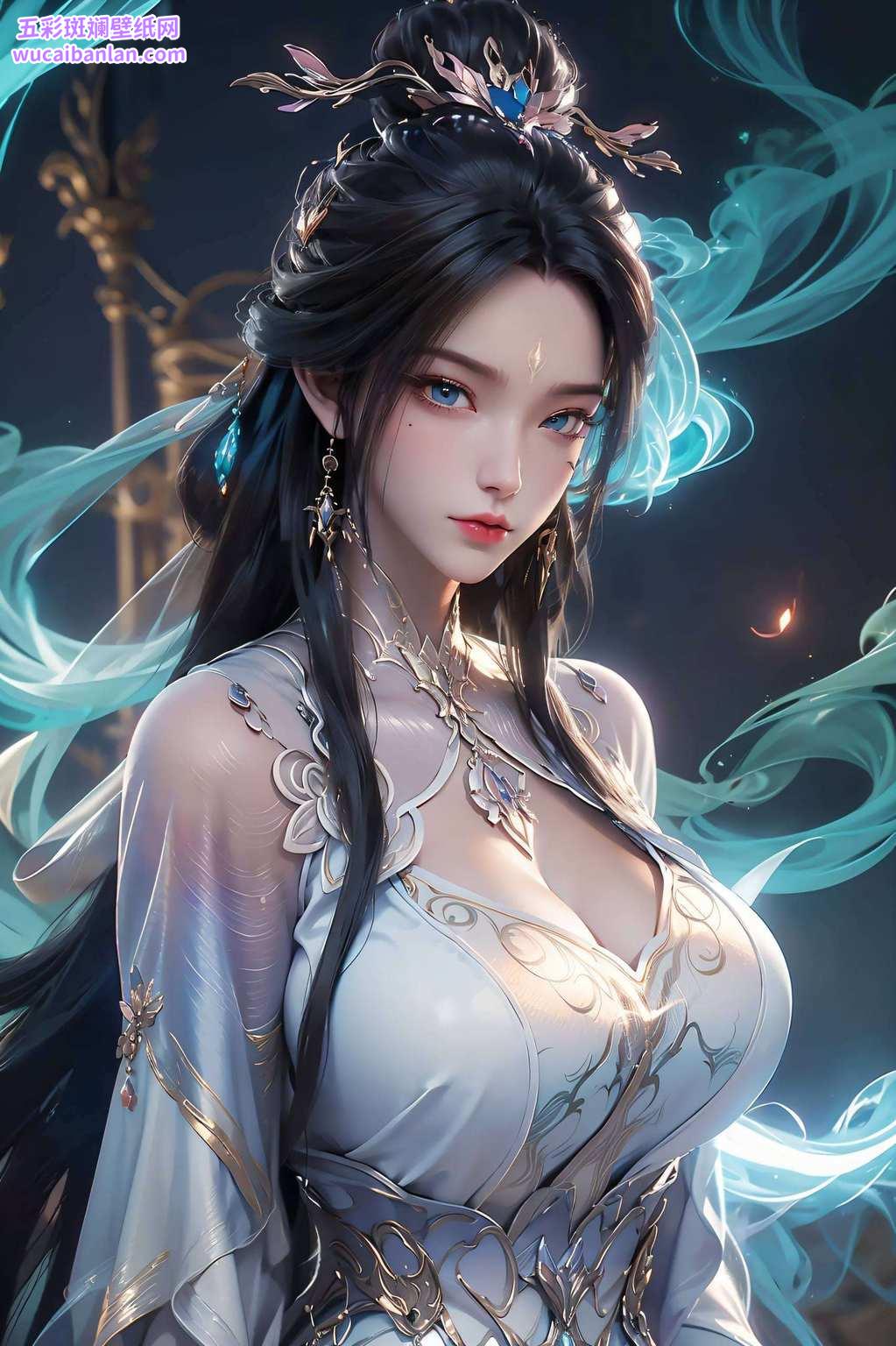 那宛如仙子般的女子她的美