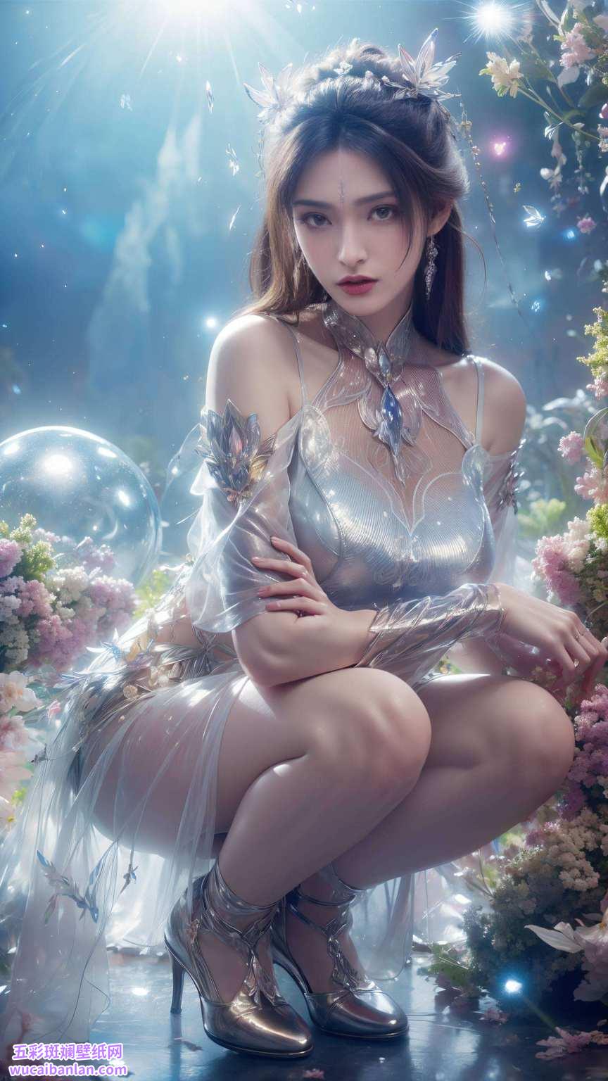 这可是免费的哦！咱们这位国漫女神让你的手机也感受一下国漫美女的魅力！