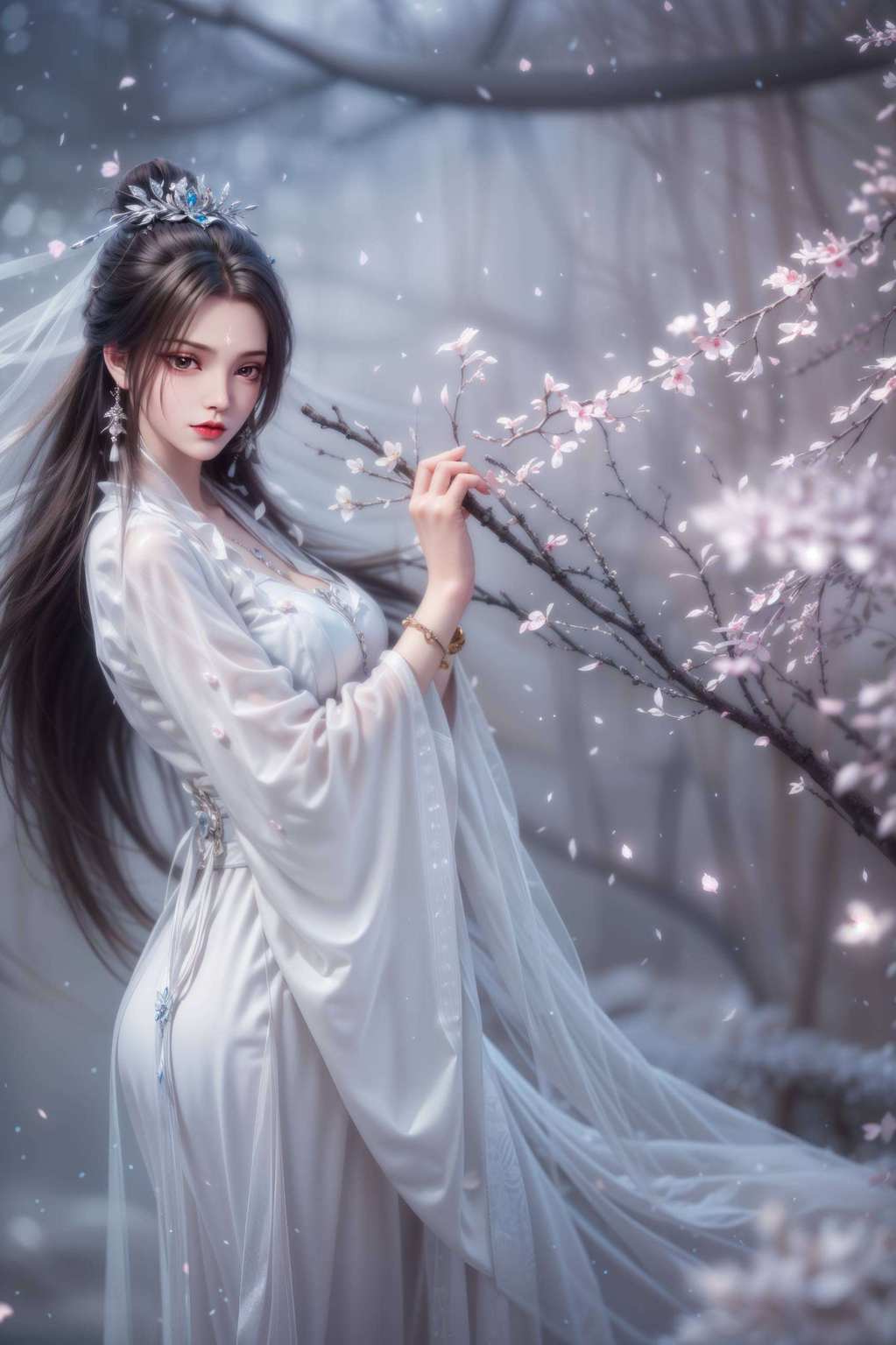 她的眼神里藏着深深的哀愁每当看到她的4k超清壁纸