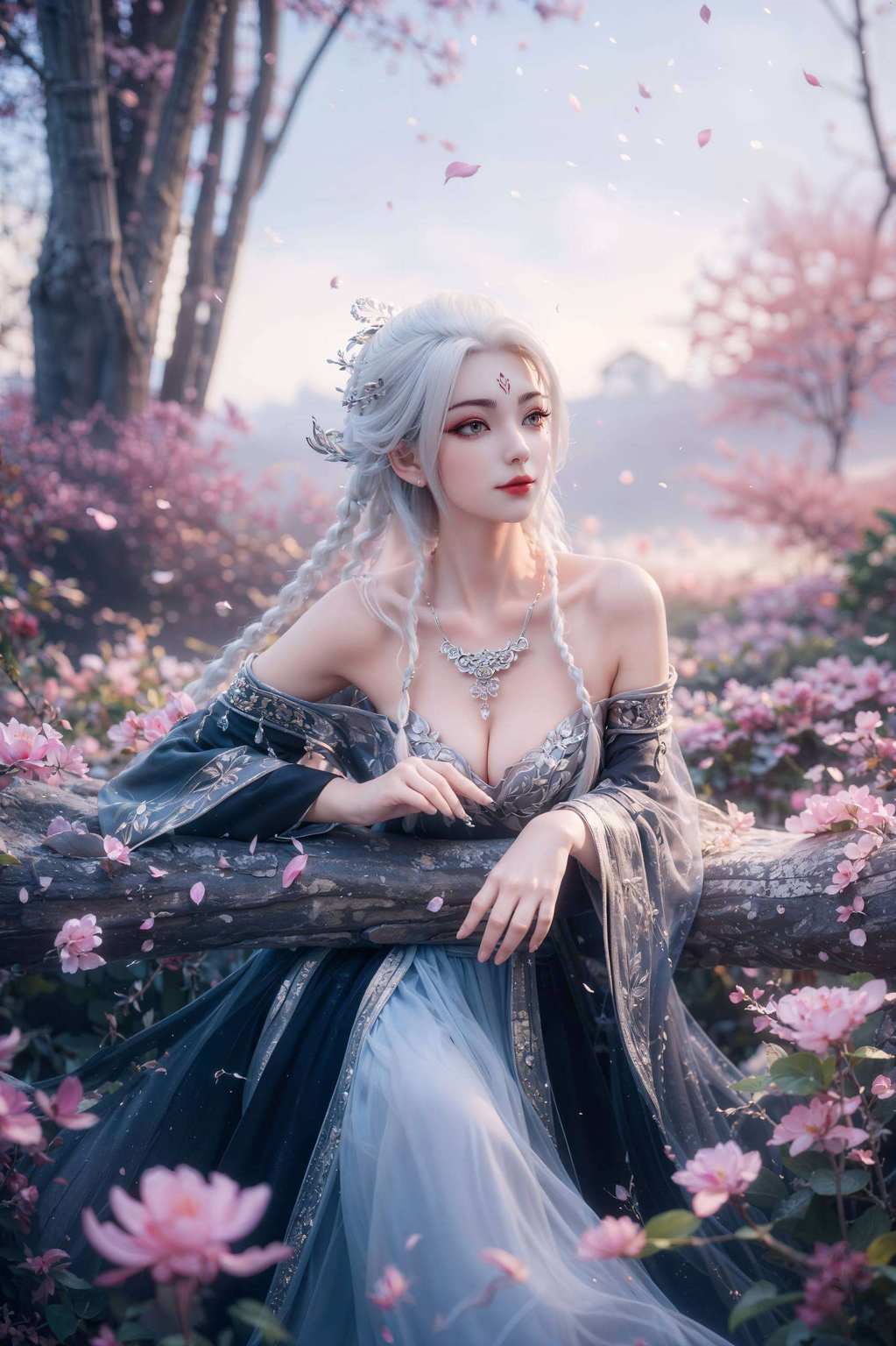 和国漫美女们一起摆出pose她们或玄幻飘逸