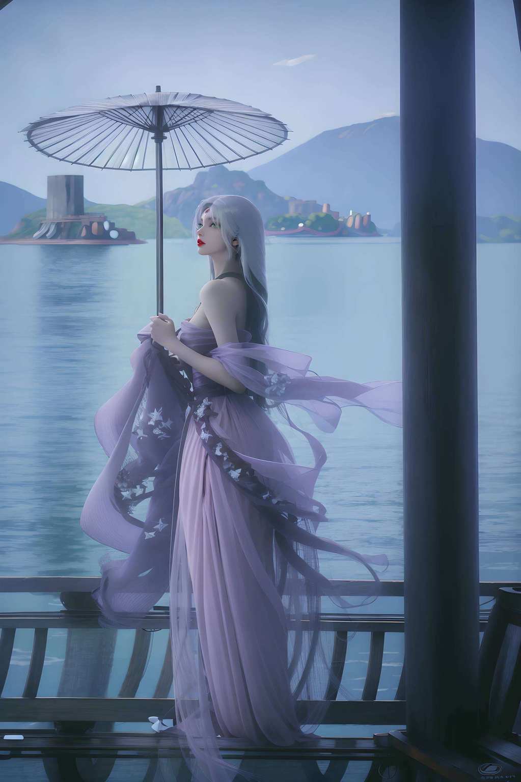 仿佛一开机简直是手机壁纸中的国漫女神代表